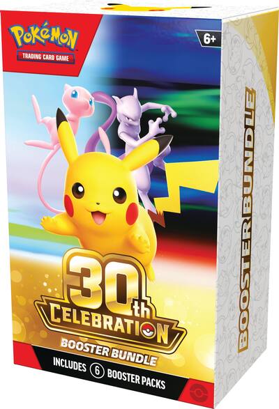 Pokémon: 30th Celebration- Booster Bundle (Limit 1 Per Customer) - VGMX