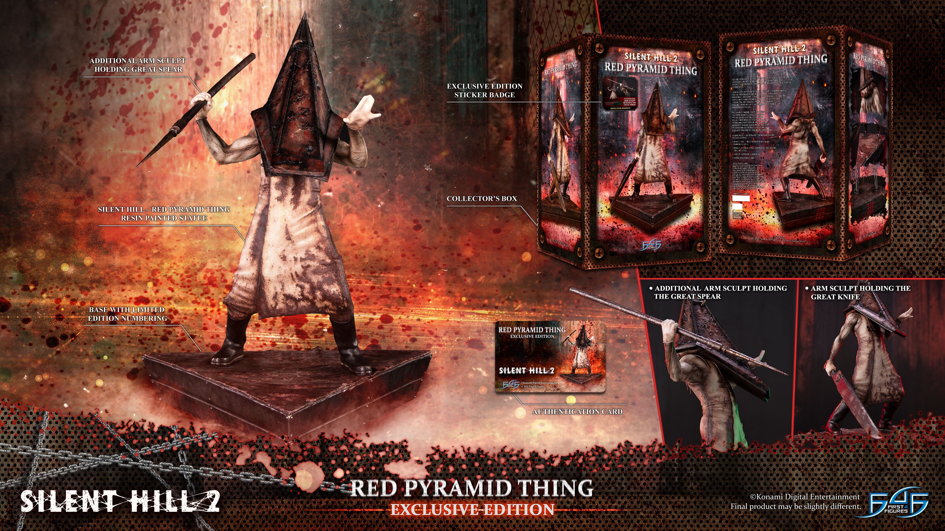 Silent Hill 2 Red Pyramid Thing Limited Edition Statue