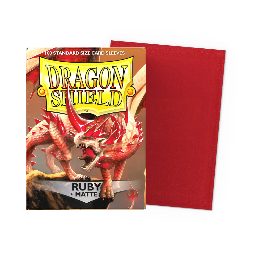 Dragon Shield: Matte Ruby 100 CT - VGMX