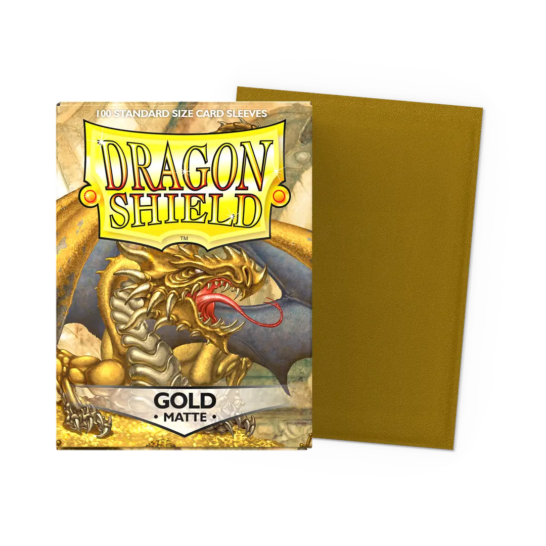 Dragon Shield: Matte Gold 100 CT - VGMX