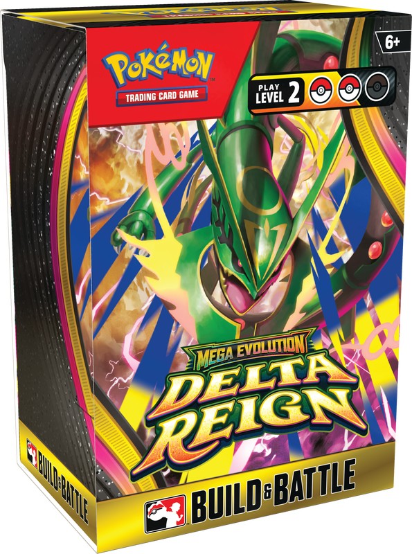 Pokémon| Mega Evolution: Delta Reign - Build and Battle Box (Limit 2 Per Customer)
