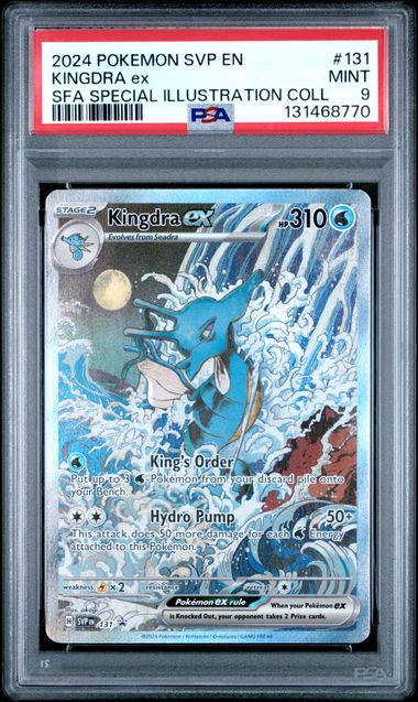 Pokemon: Kingdra ex - 131 - Black Star Promos - PSA 9