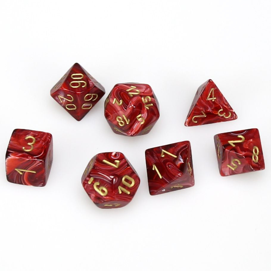7-Set Cube Vortex Burgandy with Gold - VGMX