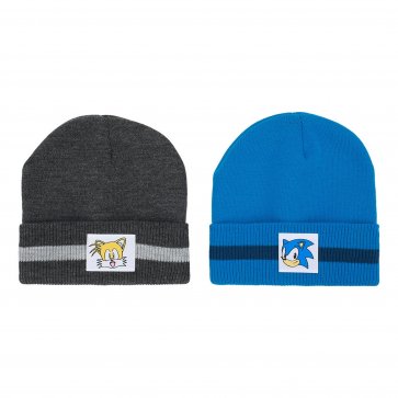 Sonic the Hedgehog Youth 2 Pack Cuff Beanies