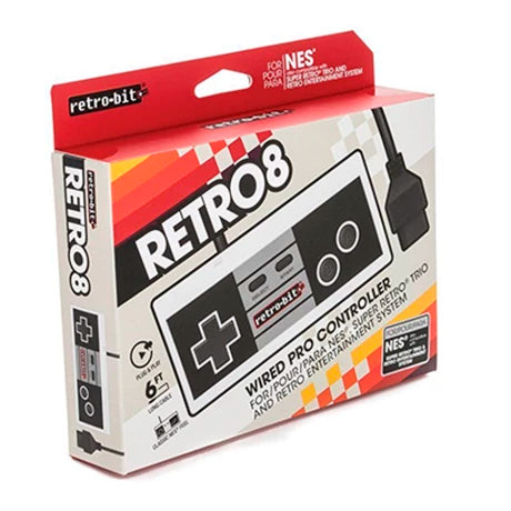 Retro-Bit NES Wired Pro Controller