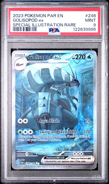 Pokémon: Golisopod ex - 246/182 - Paradox Rift - PSA 9 - VGMX