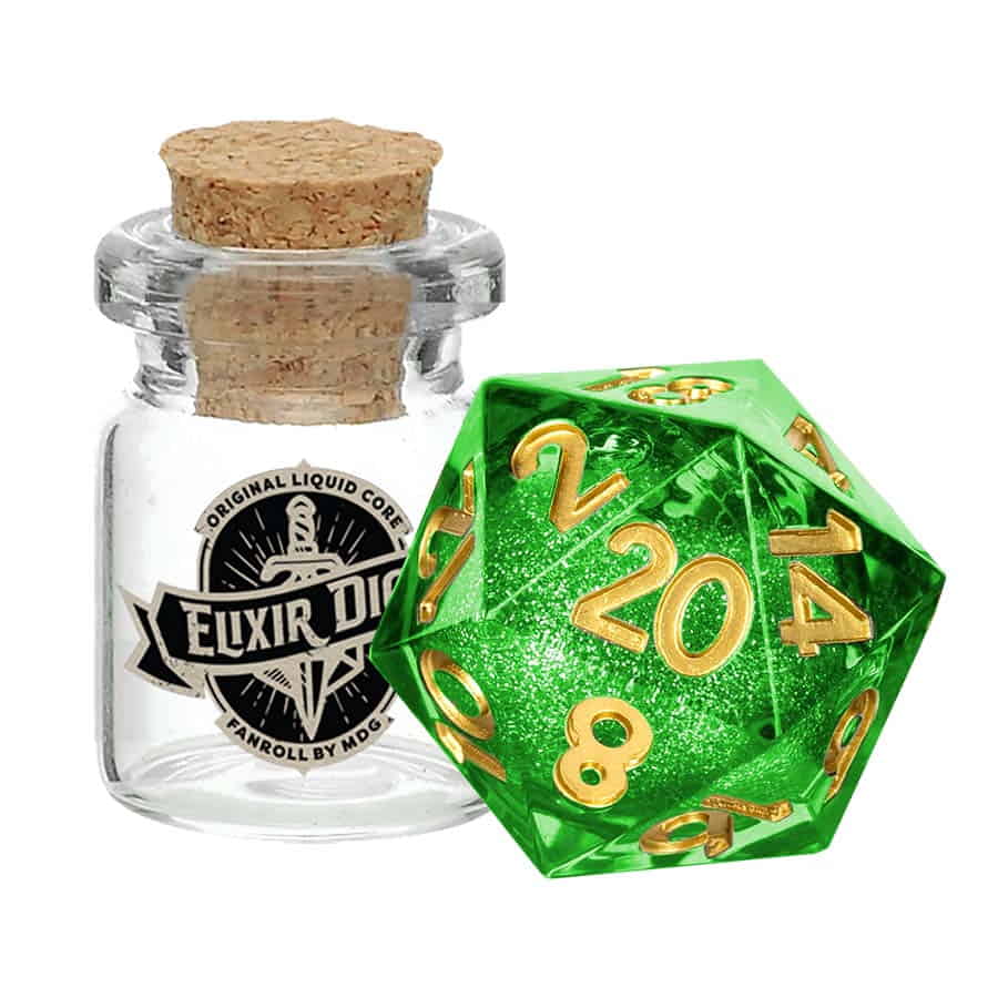 ELIXIR LIQUID CORE D20 DICE: AEGIS OF HOPE