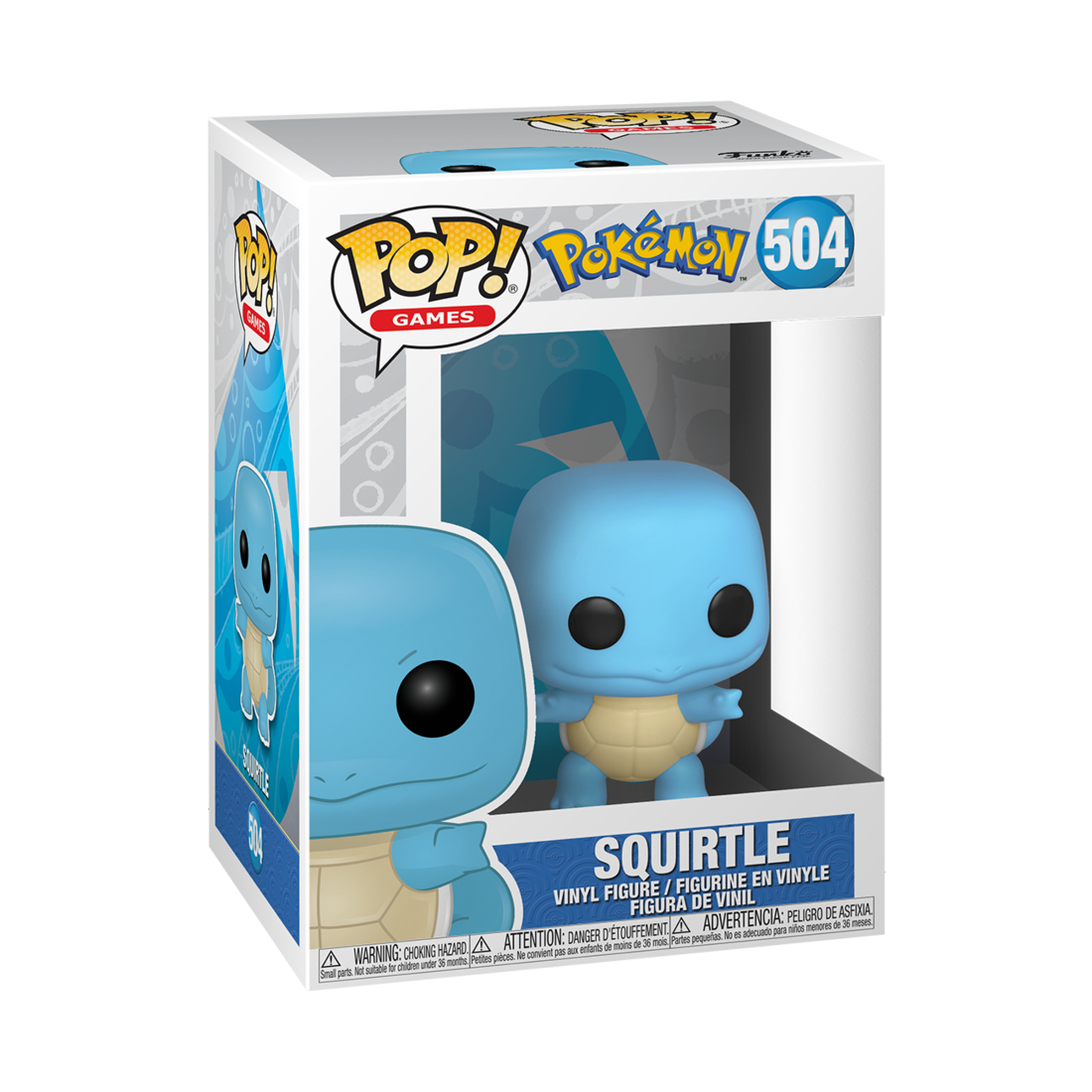 Funko Pop! Pokemon: Squirtle #504 - VGMX