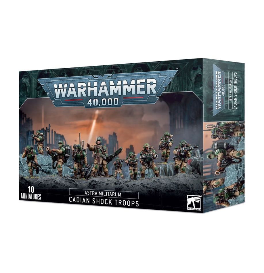Warhammer 40K: Astra Militarum: Cadian Shock Troops - VGMX