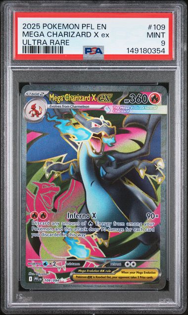 Pokémon: Charizard ex - 109/94 - Phantasmal Flames - PSA 9 - VGMX