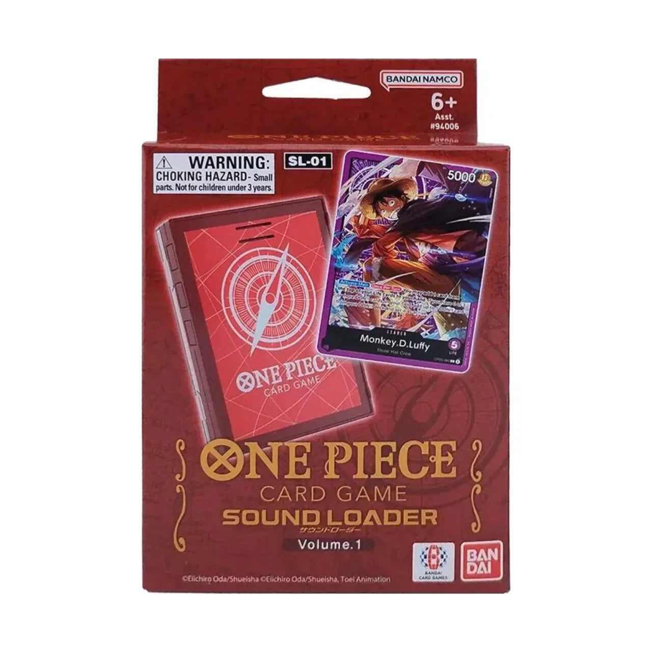 One Piece TCG: Sound Loader Volume 1: Monkey.D.Luffy - VGMX
