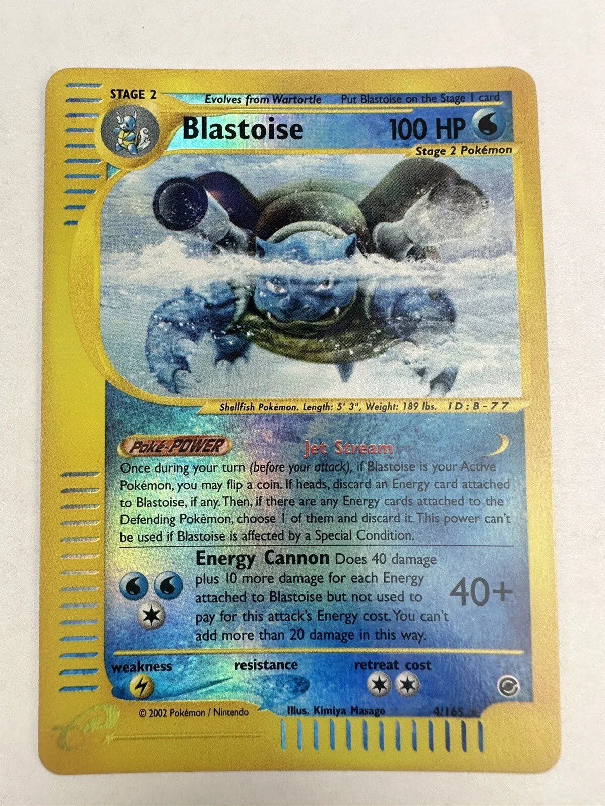 Blastoise (37) (Reverse Holo) - Expedition