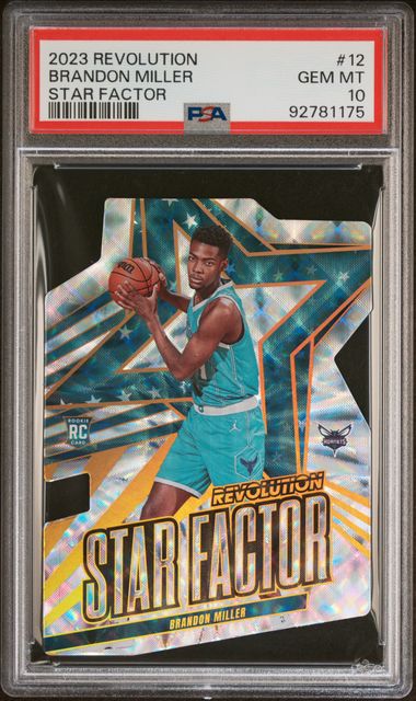 2023 Panini Revolution - Brandon Miller - Star Factor - PSA 10 - VGMX
