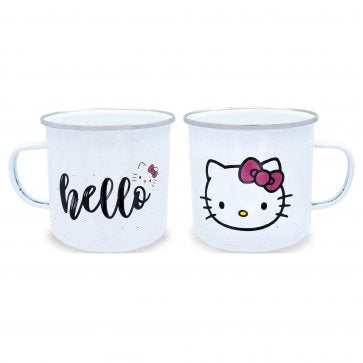 Hello Kitty "Hello" Enamel Camper Mug 21oz