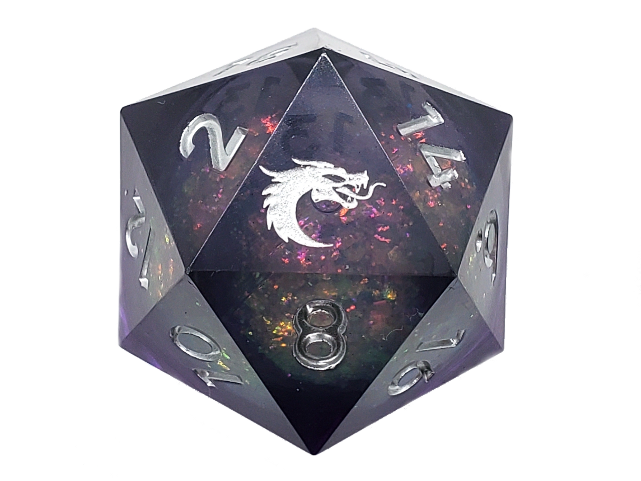 Old School Sharp Edged 35mm D20: Liquid Infused - Dark Cosmos Fury