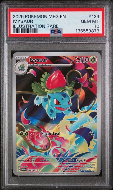 Pokémon Ivysaur - 134/132 - PSA 10 - VGMX