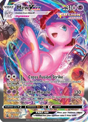 Mew VMAX (Alternate Art Secret) Fusion Strike 269/264