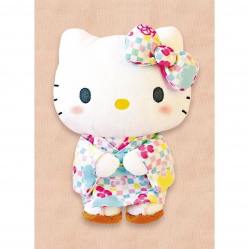 Hello Kitty Pastel Yukata Plush - 8"