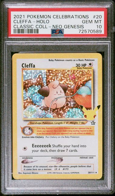 Pokémon: Cleffa - 20/111 - PSA 10 - VGMX