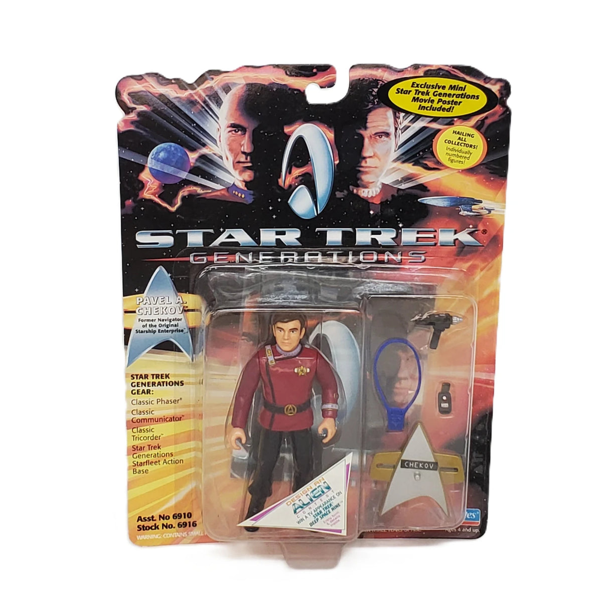 Star Trek: Generations| Pavel A. Chekov Action Figure