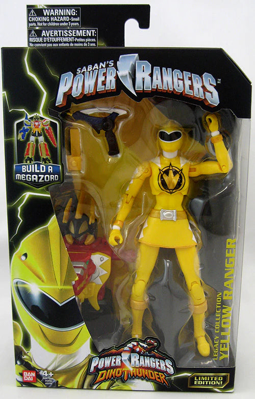 Power Rangers Dino Thunder Legacy Yellow Ranger Action Figure [DT]