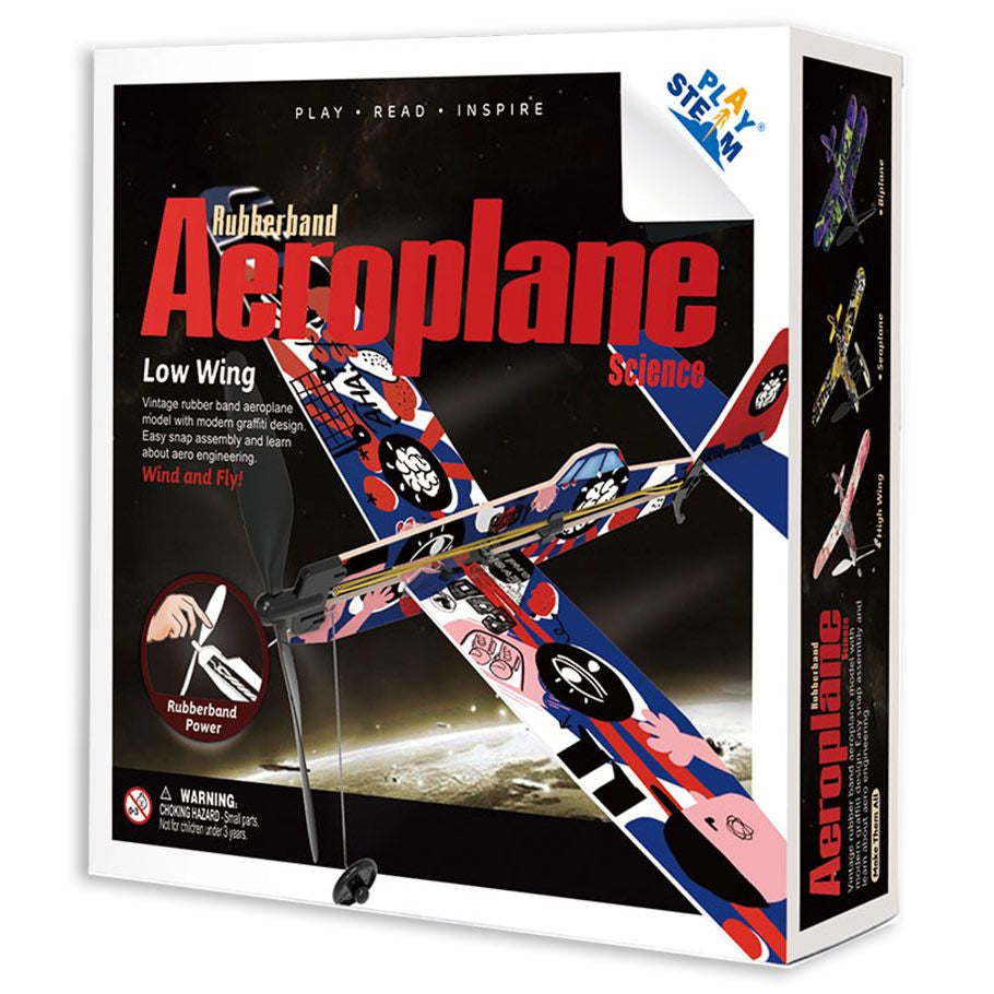 Rubber Band Airplane Science - Low Wing - VGMX