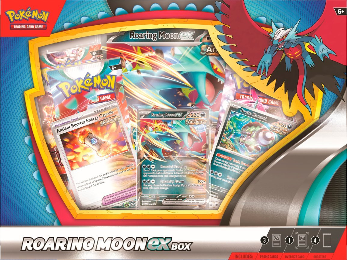 Pokémon: Roaring Moon ex/Iron Valiant ex Box