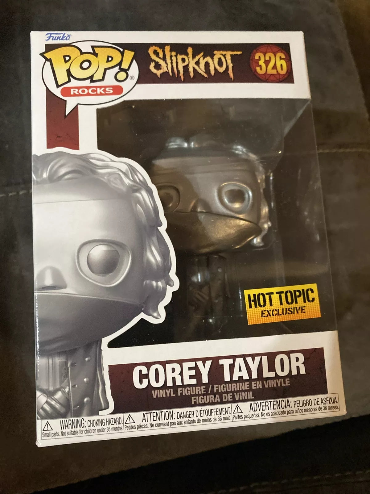 Funko Slipknot POP! Rocks Corey Taylor Vinyl Figure #326 [Platinum]