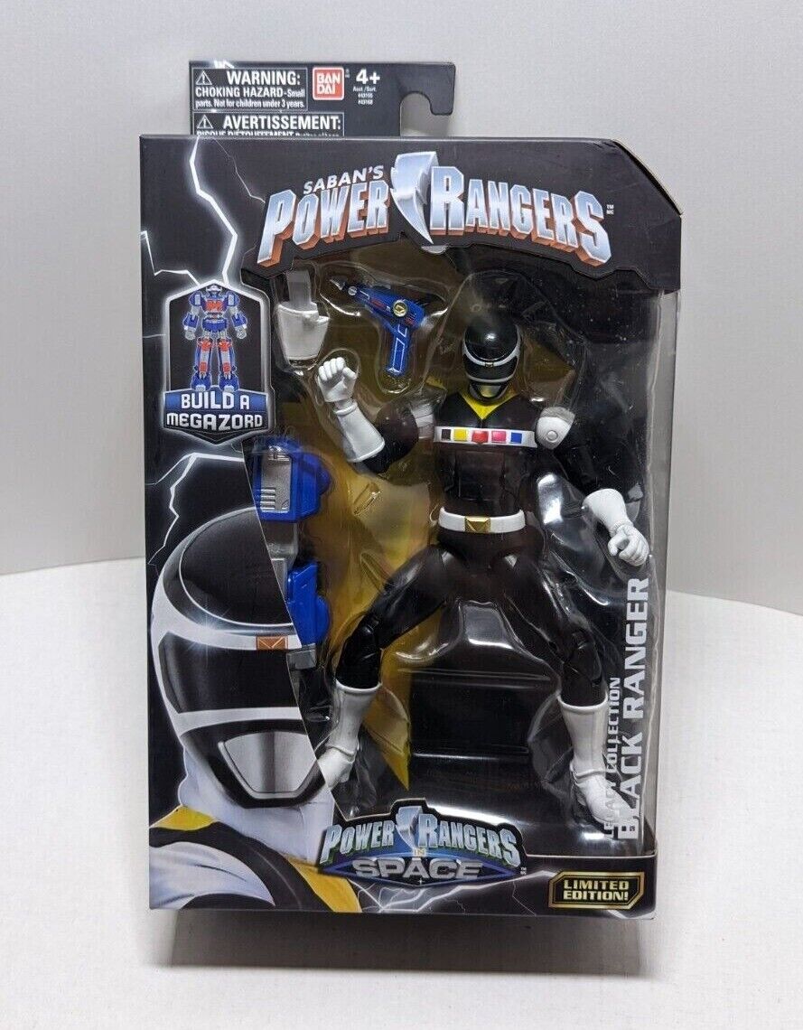 Power Rangers in Space 6.5" Black Ranger Legacy Figure