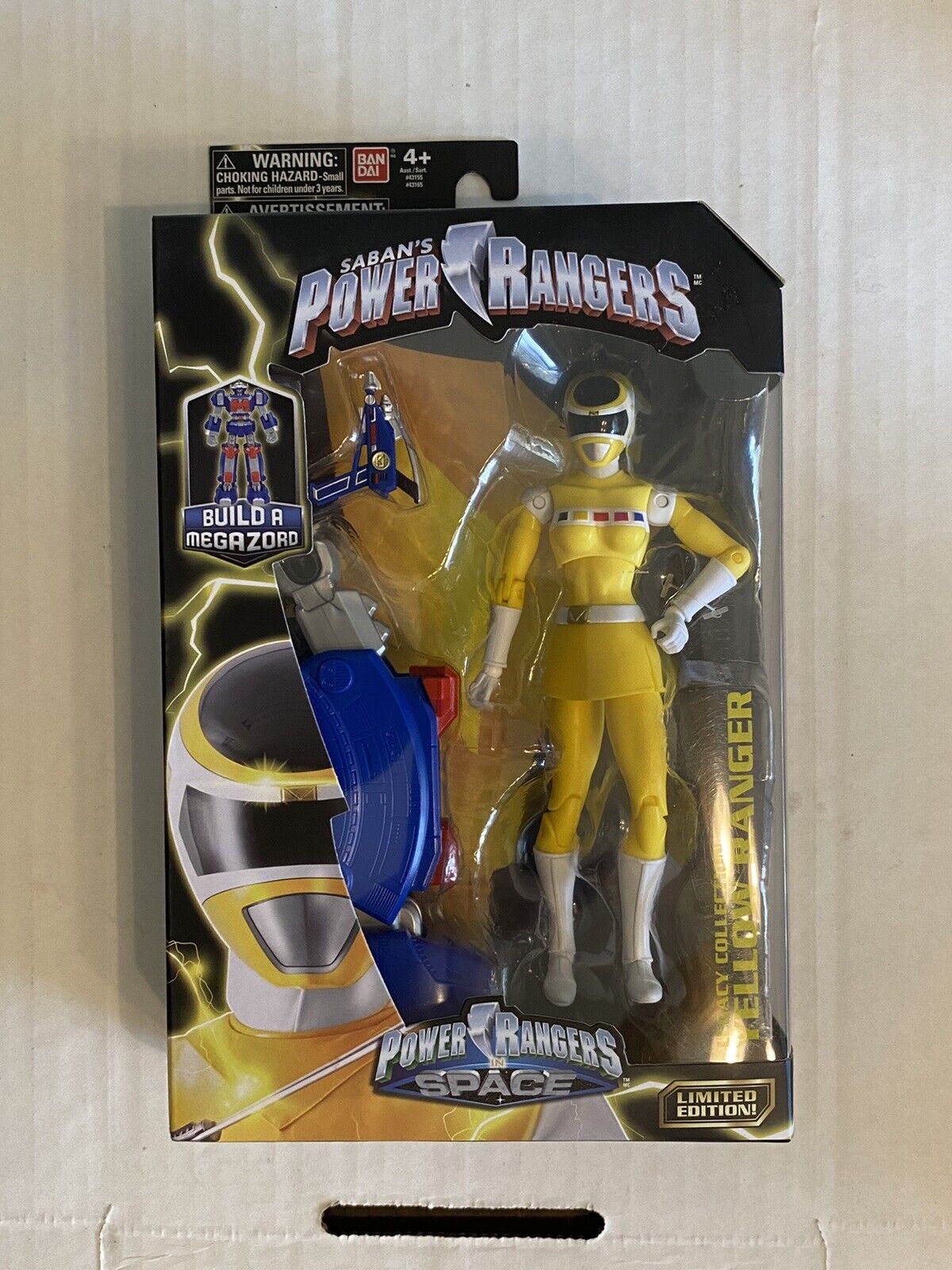 Power Rangers in Space: Legacy Collection YELLOW RANGER Limited Edition 6.5"