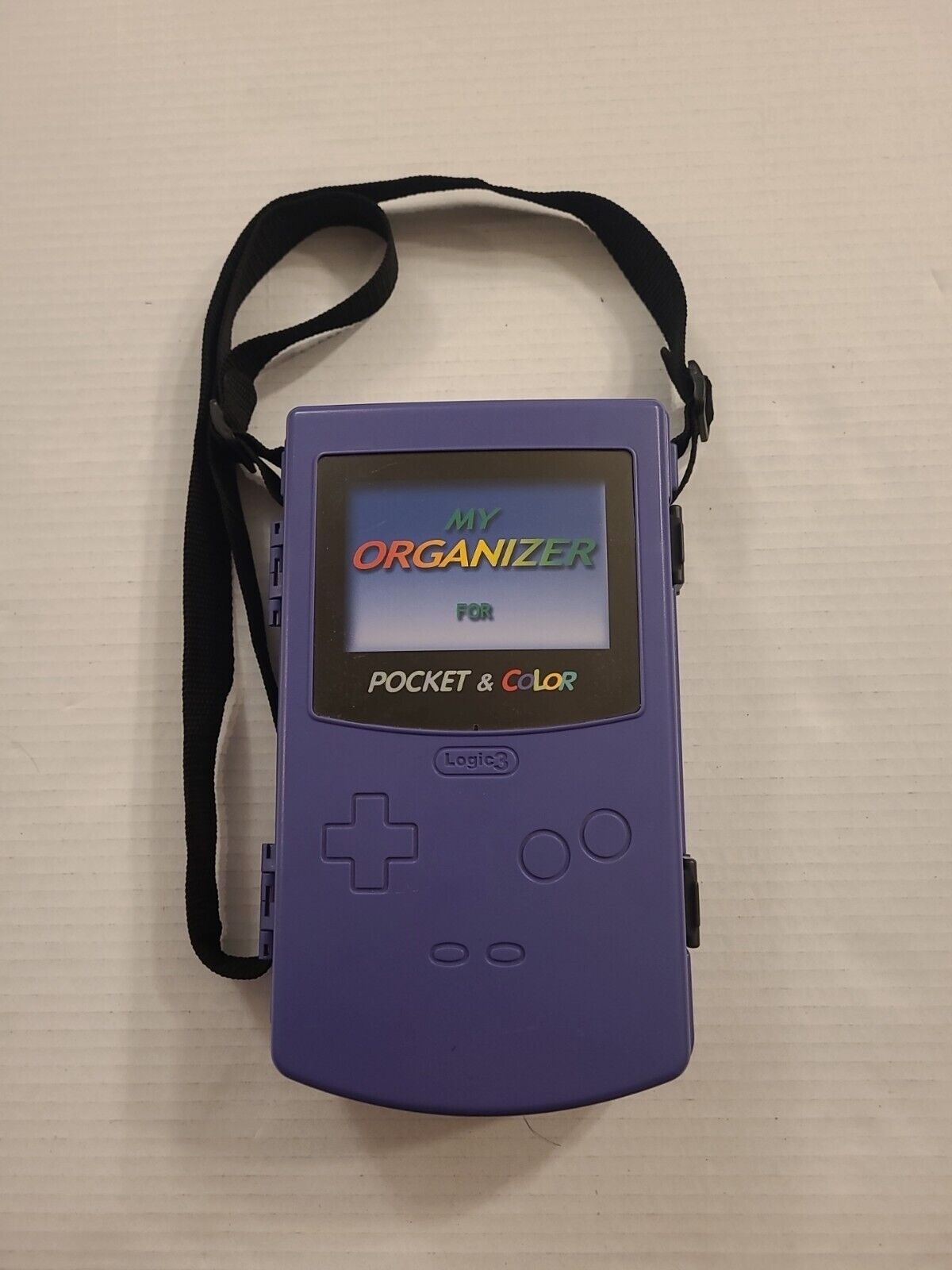 Logic 3 My Organizer For Pocket & Color Nintendo Gameboy Hard Travel Case Purple