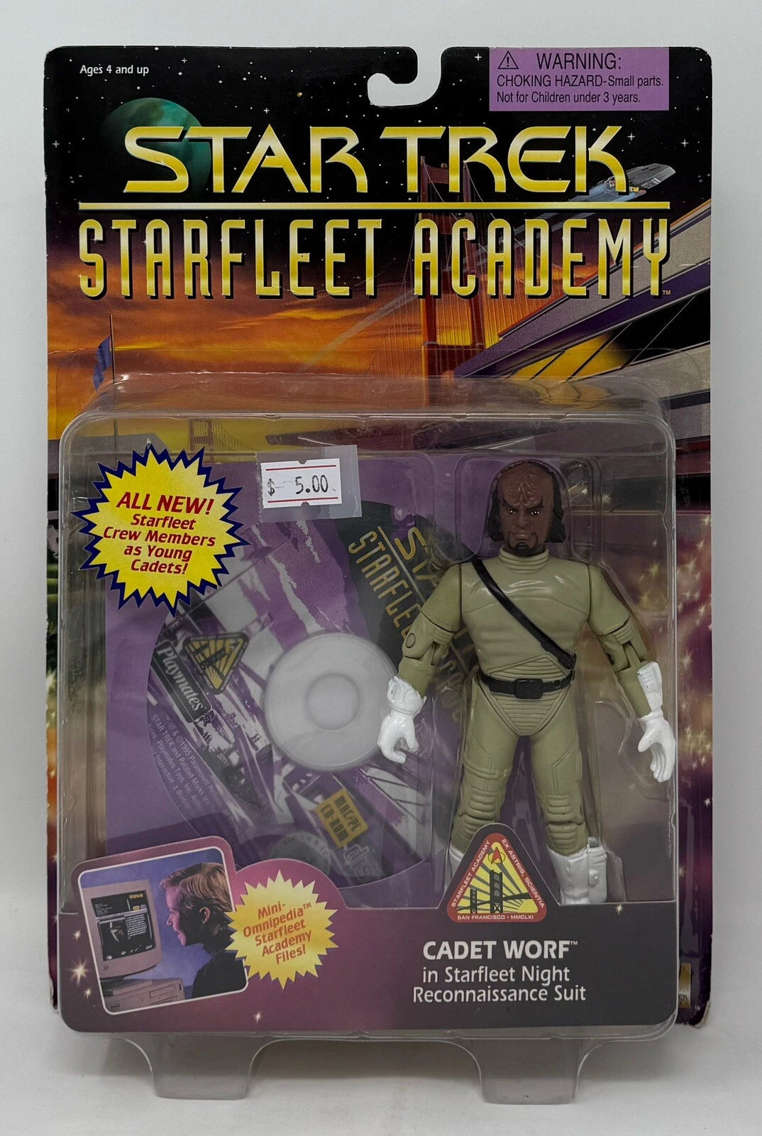 Star Trek: StarFleet Academy| Cadet Worf Action Figure