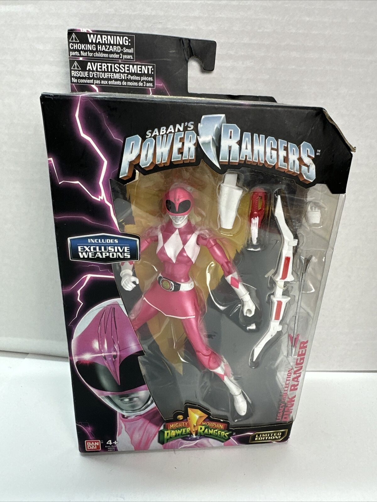 Mighty Morphin Power Rangers Legacy Collection Limited Edition 6.5 Inch Pink Ran