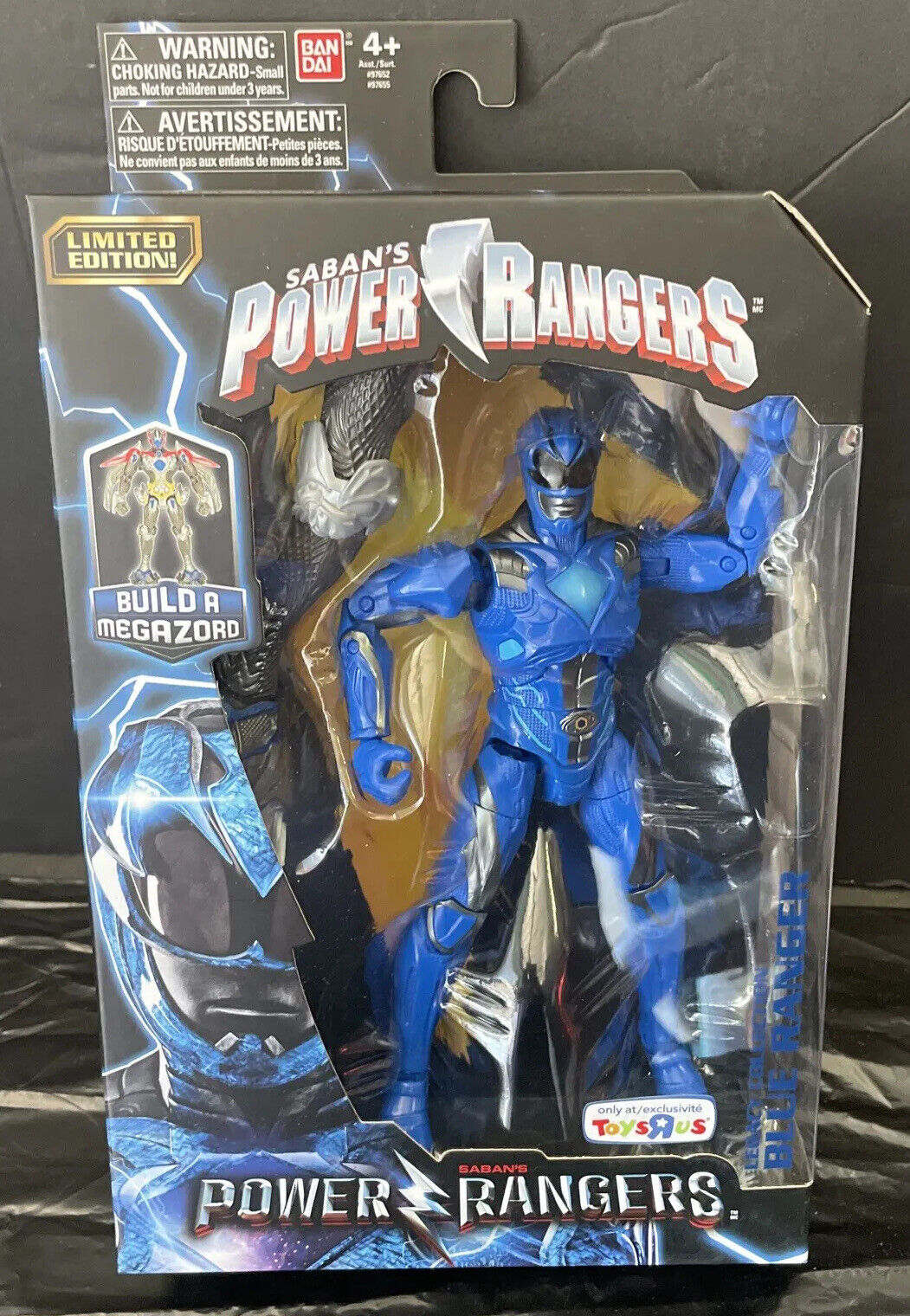 Saban’s Power Rangers Limited Edition BLUE RANGER 2017 Bandai