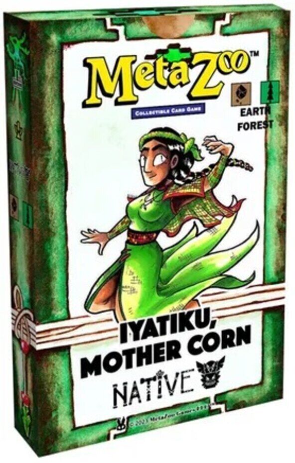 MetaZoo Trading Card Game Cryptid Nation Native Iyatiku, Mother Corn Theme Deck [1st Edition]