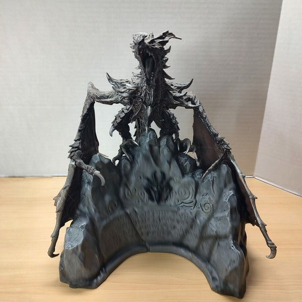 Elder scrolls V: high quality Skyrim collectors edition Alduin Statue with base