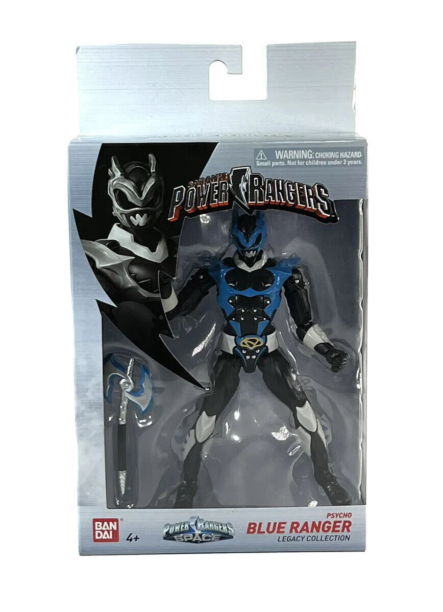 Power Rangers Space Psycho Blue Ranger Legacy Collection Bandai