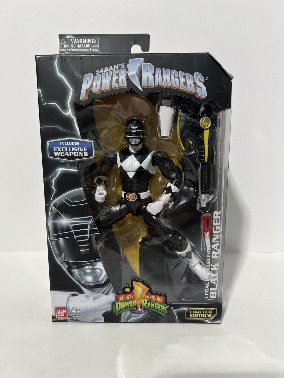 Power Rangers Legacy 6 Inch Action Figure Series J - Black Ranger