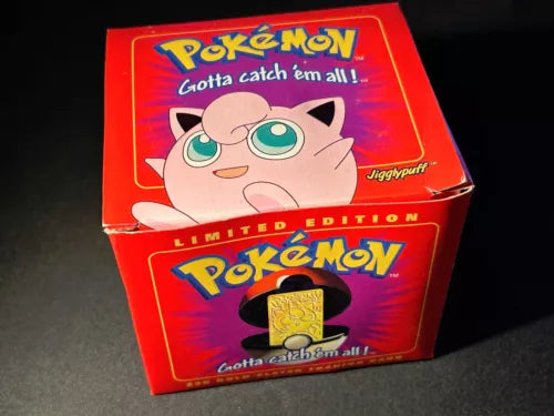 Burger King Gold Plated Pokemon Card - Jigglypuff