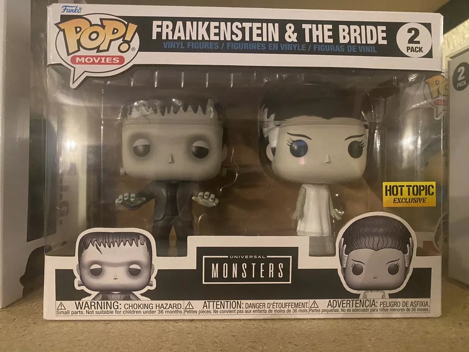 Universal Monsters - Frankenstein & The Bride 2-Pack Funko Pop!