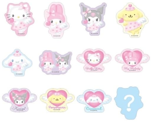 Sanrio Characters Trading Angel Sparkly Stickers