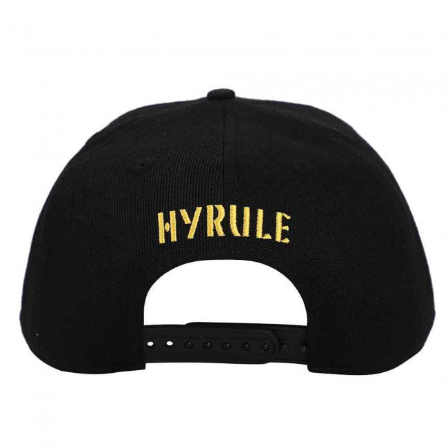 Zelda Hyrule Crest Embroidered Pre-Curved Bill Snapback Hat