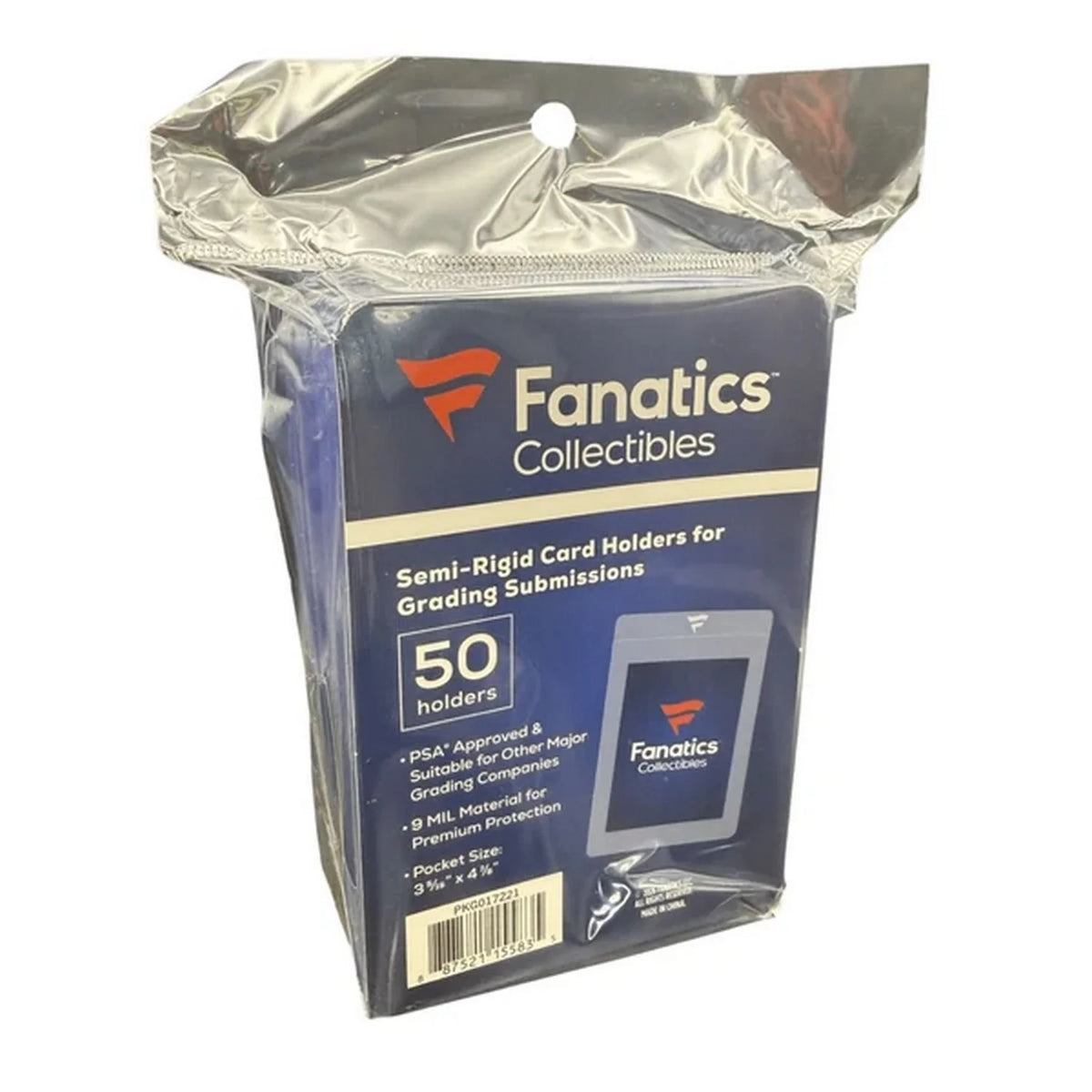Fanatics Semi-Rigid Card Holder #1 50ct - VGMX