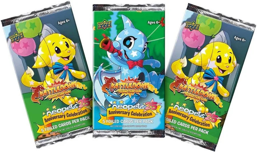 Neopets Battledome TCG: 25th Anniversary Booster Pack - VGMX
