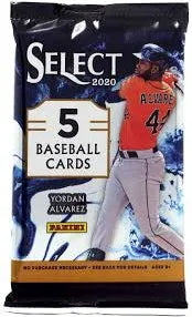 MLB Panini 2020 Select Baseball Trading Card HOBBY Pack [5 Cards]