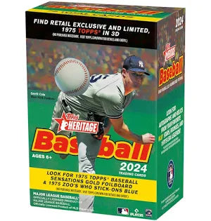 2024 Topps Heritage High Number Baseball 8-Pack Blaster Box (Presell)