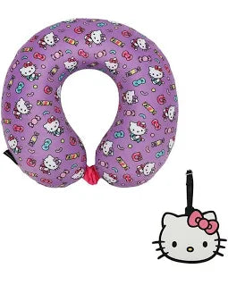 Hello Kitty Neck Pillow and Luggage Tag - VGMX