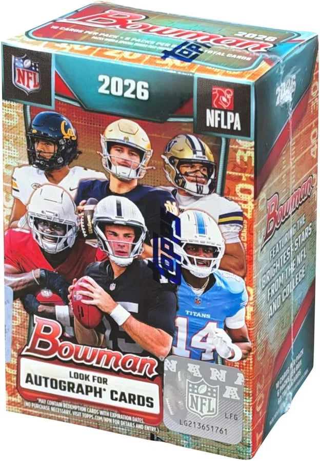 2026 Bowman Football - Blaster Box (Limit 3 Per Customer) - VGMX
