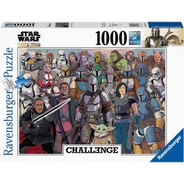 Challenge: Star Wars - The Mandalorian 1000pc Jigsaw Puzzles - VGMX