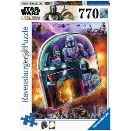 Star Wars: The Mandalorian - Helmet 770 Piece Puzzle - VGMX